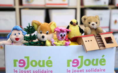 Le FAPE EDF collecte des jouets au profit du chantier d’insertion Rejoué !